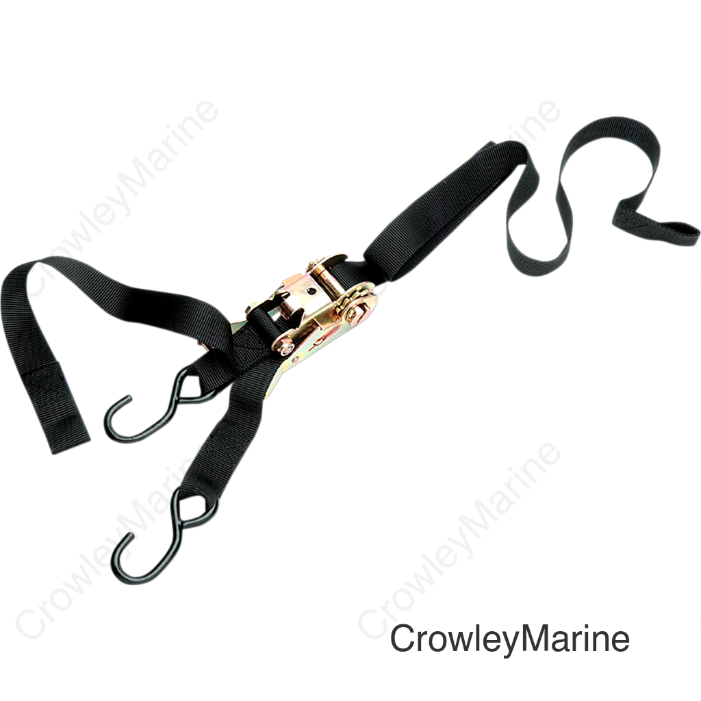 TIE DOWN 1"RAT ASST BLK