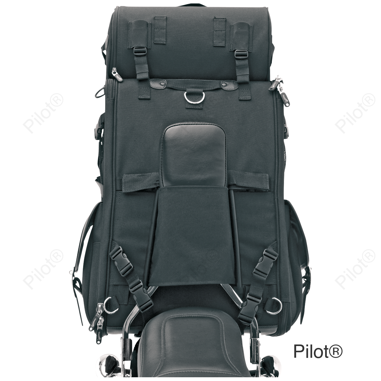 Sissy Bar Bag - Black Studded