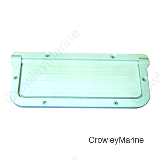 T-H Marine Large Rectangular Scupper Fits 2 x 5-1/2" Hole, White