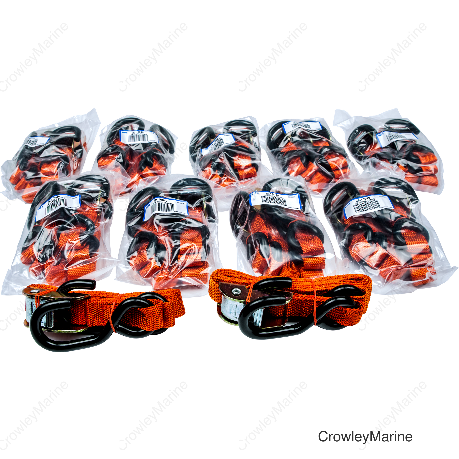 1" TIE-DOWN ORANGE 10/PAIRS