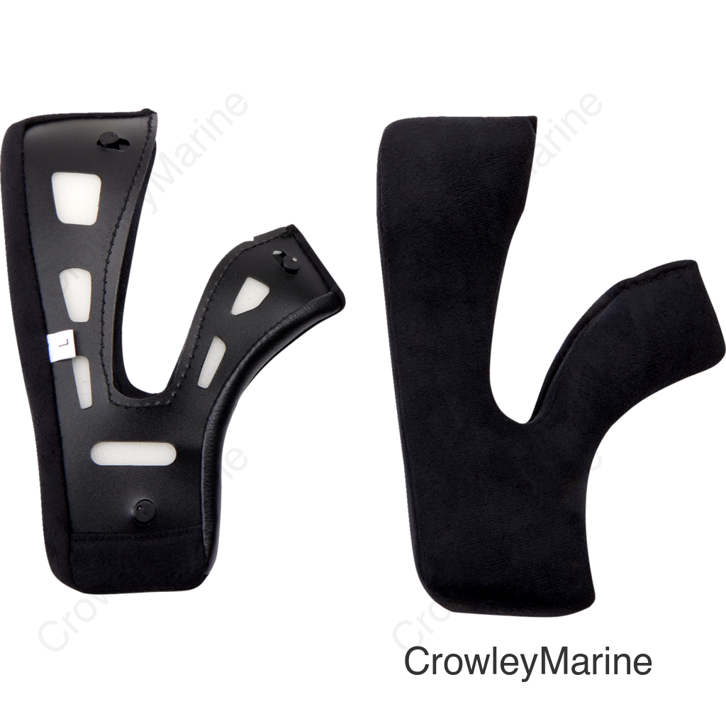 X101 Cheek Pads - Black - Large