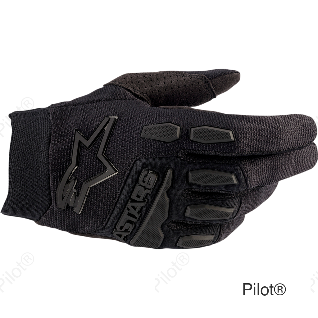 Full Bore Gloves - Black/Black - Medium