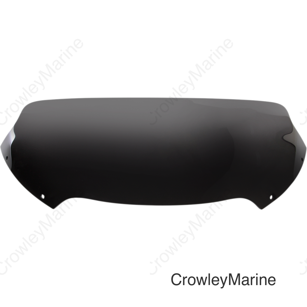 Spoiler Windshield - 5-1/2" - Dark Smoke - FLTR