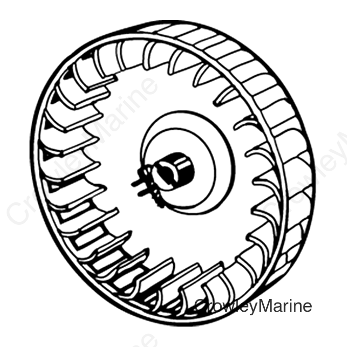 Suburban 350184 Furnace Part, Combustion Air Wheel