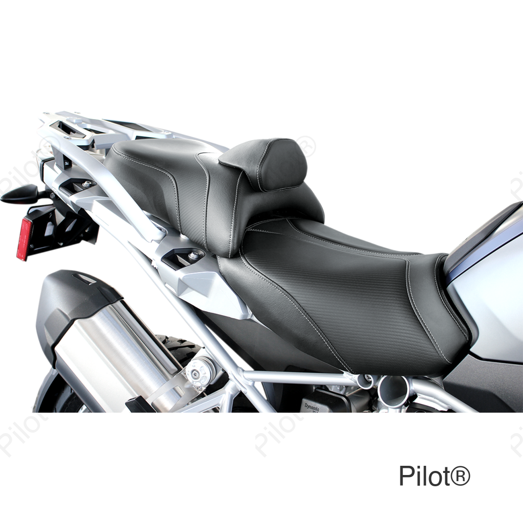 Adventure Tour Seat - Standard - Lumbar Backrest - Black - R1200GS '13-'19