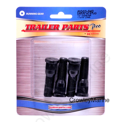 Drive In Stud, 1/2" Diameter, 1-13/16" Long (Qty 4) (144110)