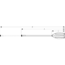 Aluminum TELESCOPIC PADDLE 38 (490250-1) thumbnail-0
