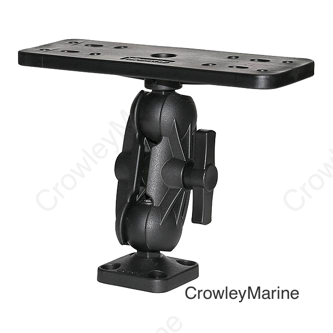 Scotty 0163 1.5" Ball Mount With Fishfinder Plate