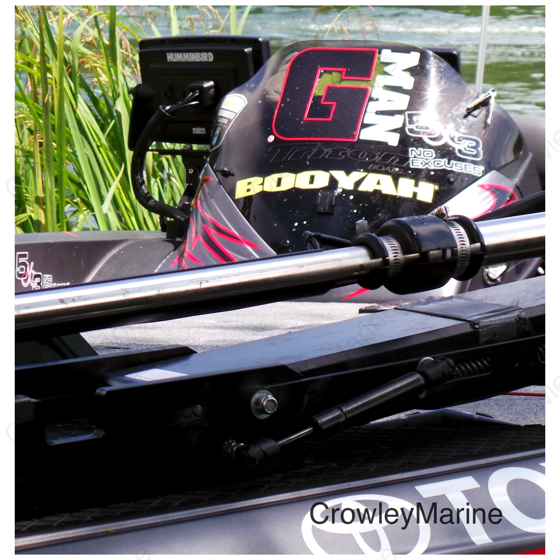 For MotorGuide Motors, Black