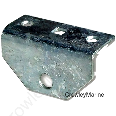 Marine Swivel Bracket, Top Mount, Zinc, 1-3/8"x1-7/8", 3in Wide, 2 in Hole Center (407012)