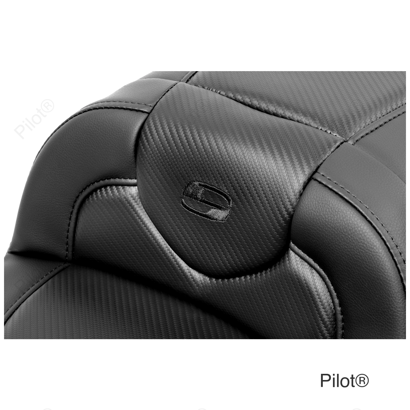 Roadsofa™ Extended Reach Seat - with Backrest - Carbon Fiber - FLTR/FLHX '23-'24