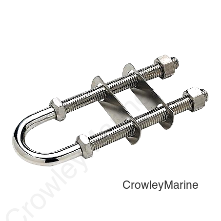 Stainless Bow Eye, 1/2 x 3-7/16, Bulk