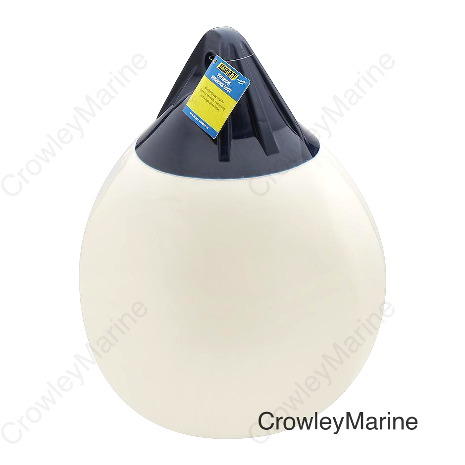 Seachoice Commercial All Purpose Buoy, 18 in. Round, White