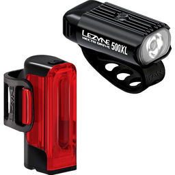 Lezyne Hecto Drive 500XL/Strip Drive 300+ Headlight/Taillight Set