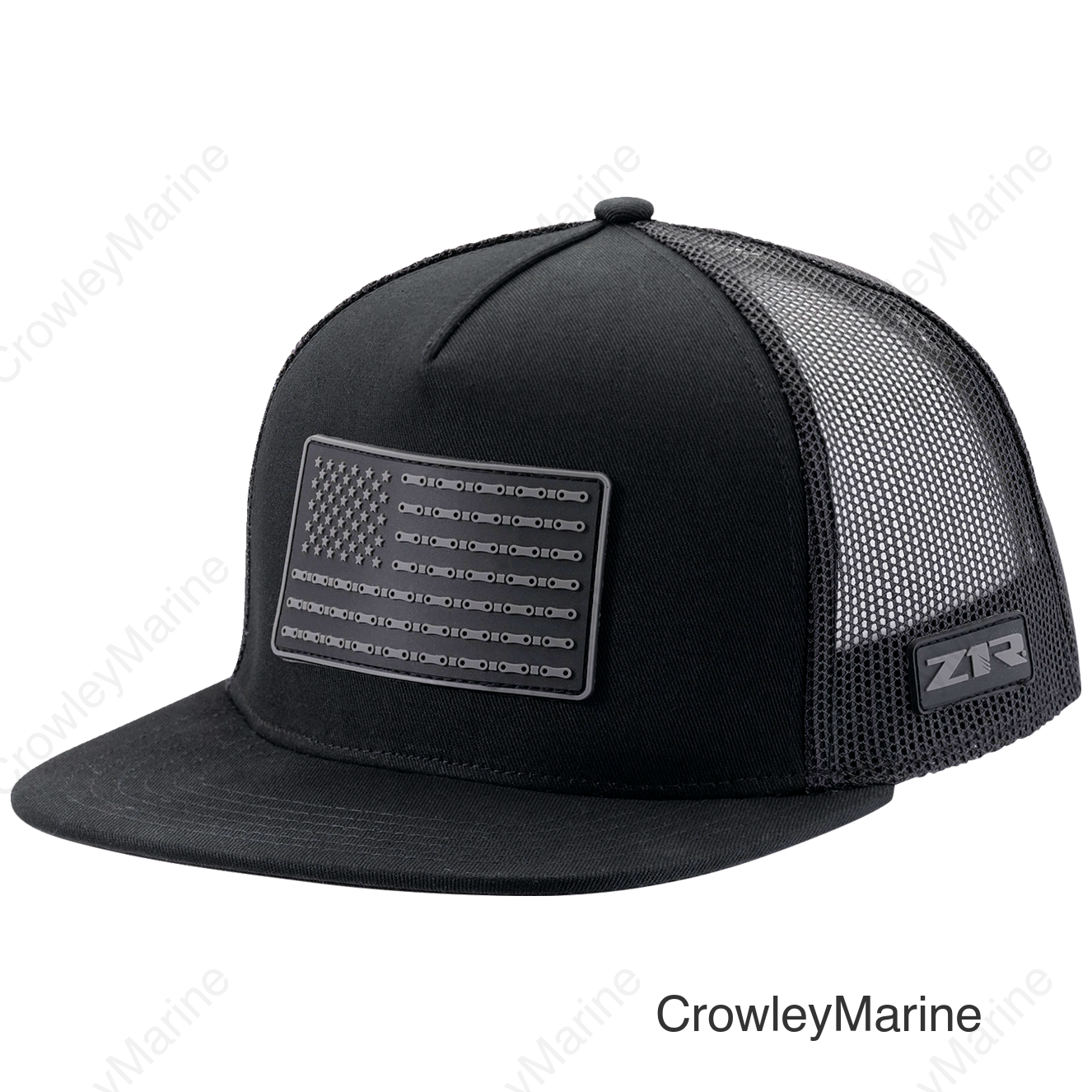 HAT FLAGPTCH Z1R SNAP BLK