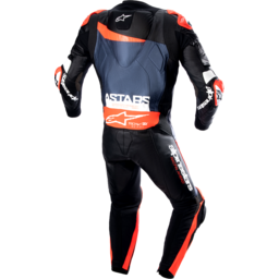 GP Plus v4 Leather Suit - Black/Red Fluo/Blue - US 40 / EU 50 thumbnail-0