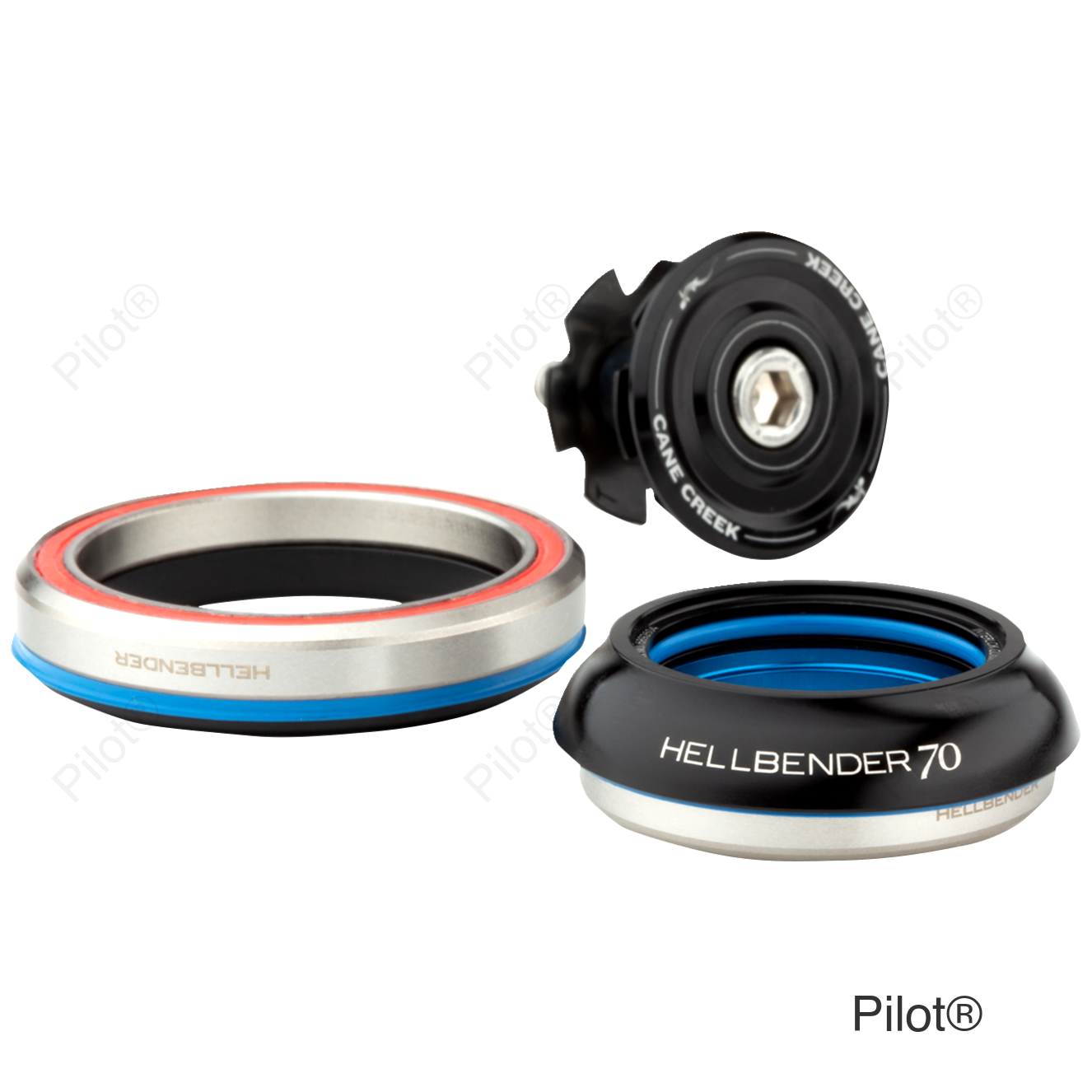 Hellbender 70 Headset - Complete - IS42/28.6/H9 - IS52/40 - Black