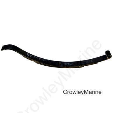 Slipper Spring, 750lb, 3 Leaf, 23 1/8", 1 3/4" Wide, 9/16" Diameter, Nylon Bushing (067400)