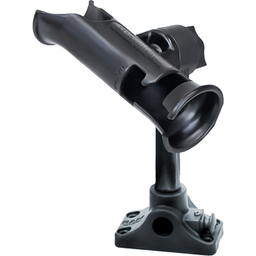Rod Holder Junior with 6" Length Spline Post, Bulkhead/Flat Surface Mount