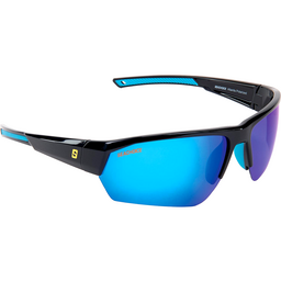 Seachoice 98820 "Atlantis" Polarized Sunglasses, Frame: Shiny Black, Lens: Blue Mirror thumbnail-0