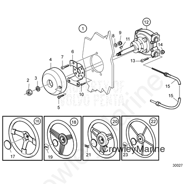Steering Gear(V2) - Volvo Penta (21580932)