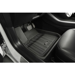 3D Maxpider 17-21 Tesla Model X Folding 7-Seat Elitect 1st 2nd 3rd Row - Floor Mat Set (Black) thumbnail-2