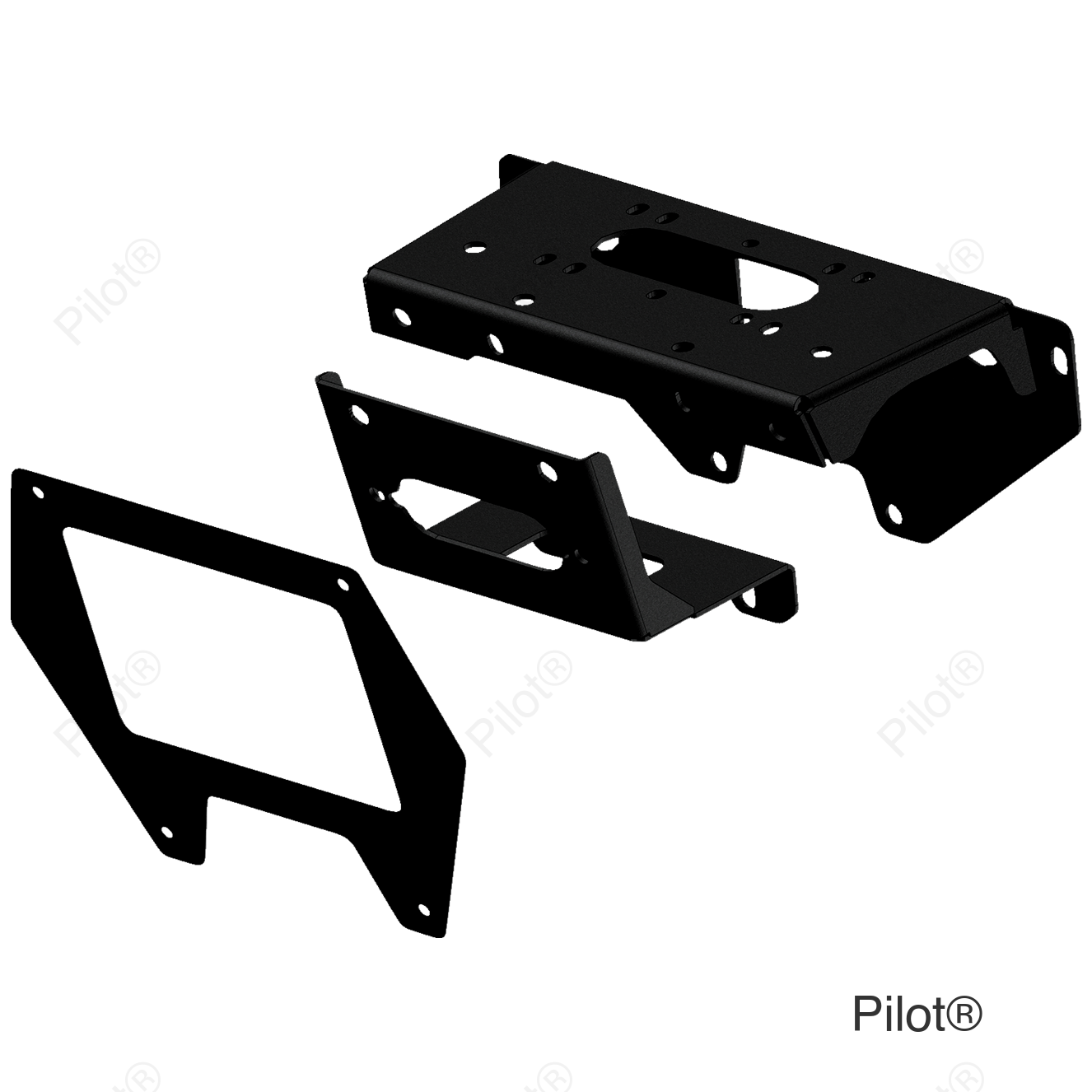 Winch Mount - Polaris RZR