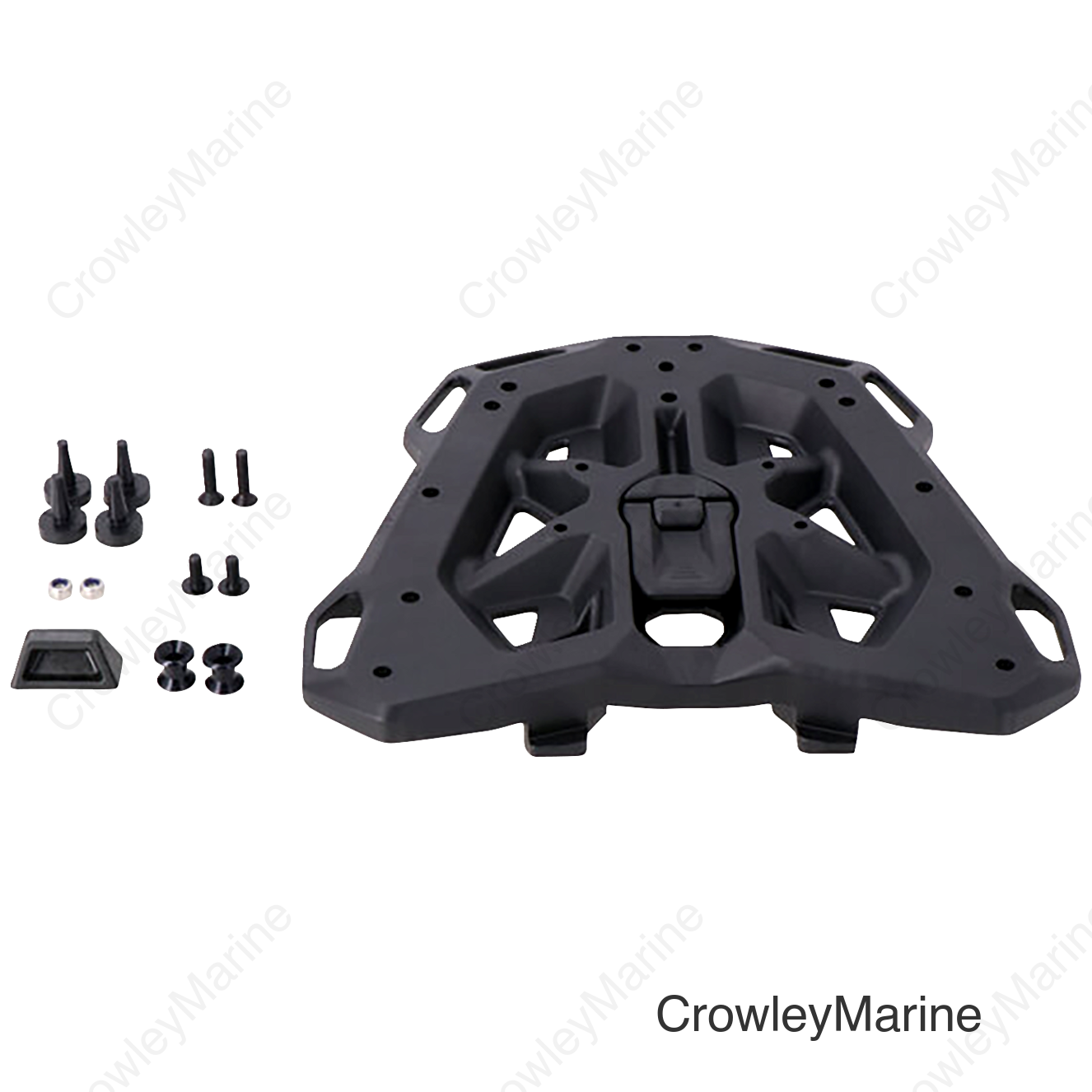 Adapter plate for STREET-RACK. Black. For DUSC mount.