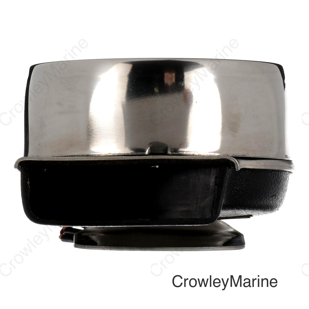 Seachoice Compact Electric Horn w/ Stainless Steel Cover, Single, 105 dB, 8 Amp