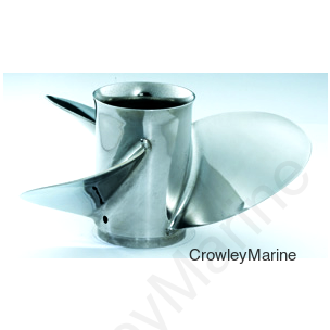 Pontoon 1 Prop - 3 Blade 14x13RH Stainless Steel