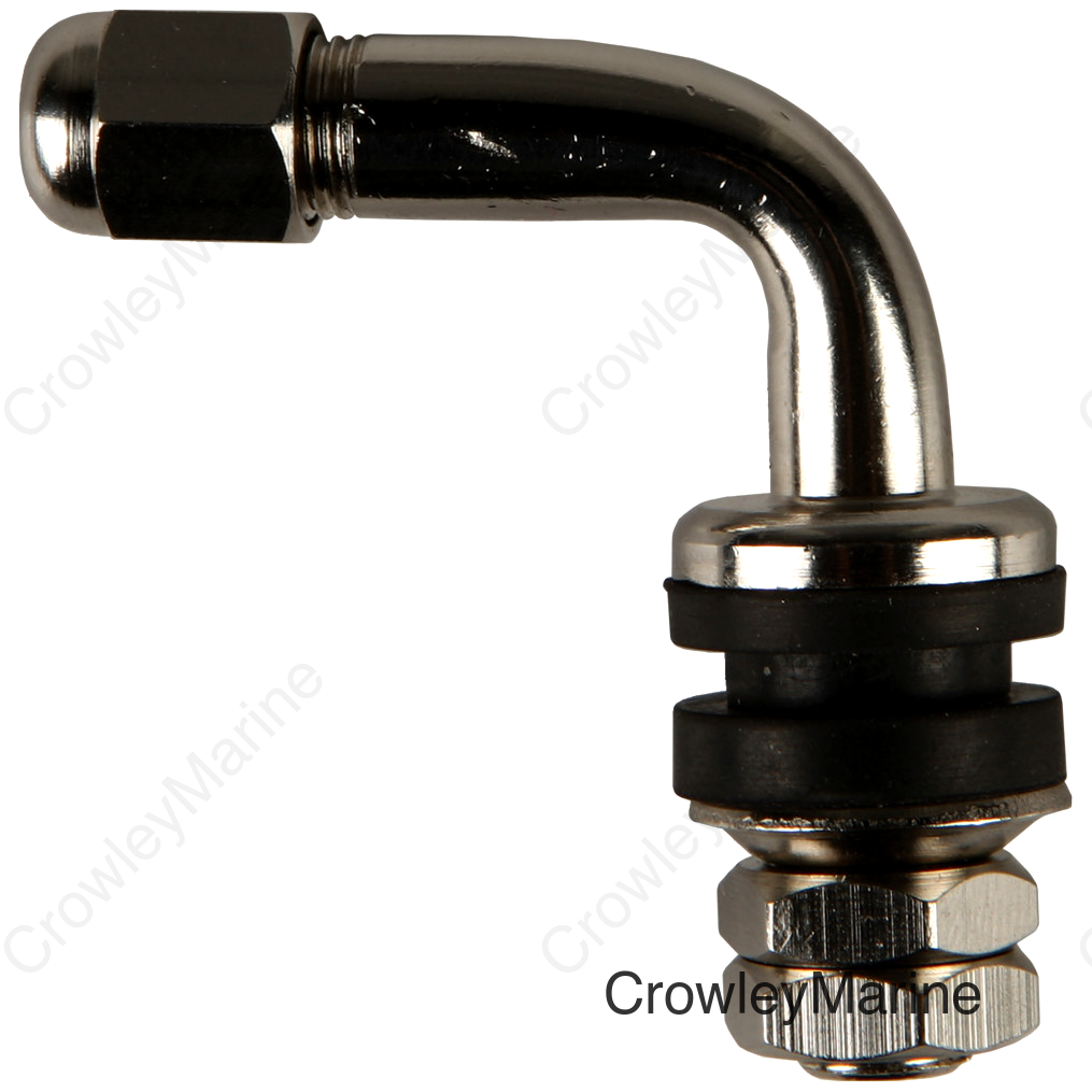 VALVE STEMS 90 DEGREE 0.327" 4/PK