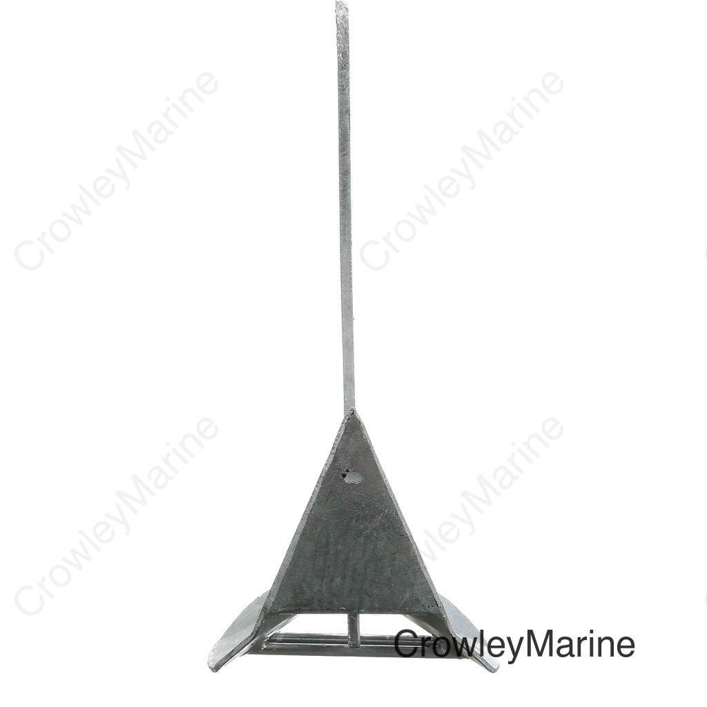 Seachoice Plow Boat Anchor, Hot-Dipped Galvanized Steel, 14 Lbs., for Boats 24-31 Ft.