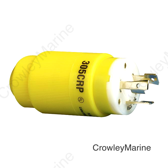 LOCKING PLUG MALE 30A 125V