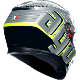 K3 Helmet - Fortify - Gray/Black/Yellow Fluo - Small thumbnail-5