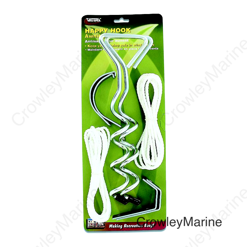 Valterra A30-0200 Happy Hook RV Awning Tie Down Set