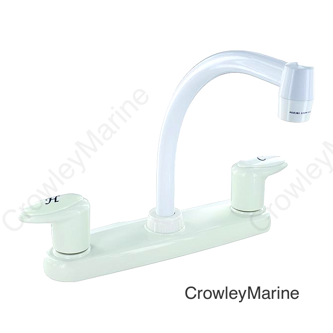 Valterra Catalina Two Acrylic Lever Handle Hi-Arc 8" RV Kitchen Pot Filler Faucet