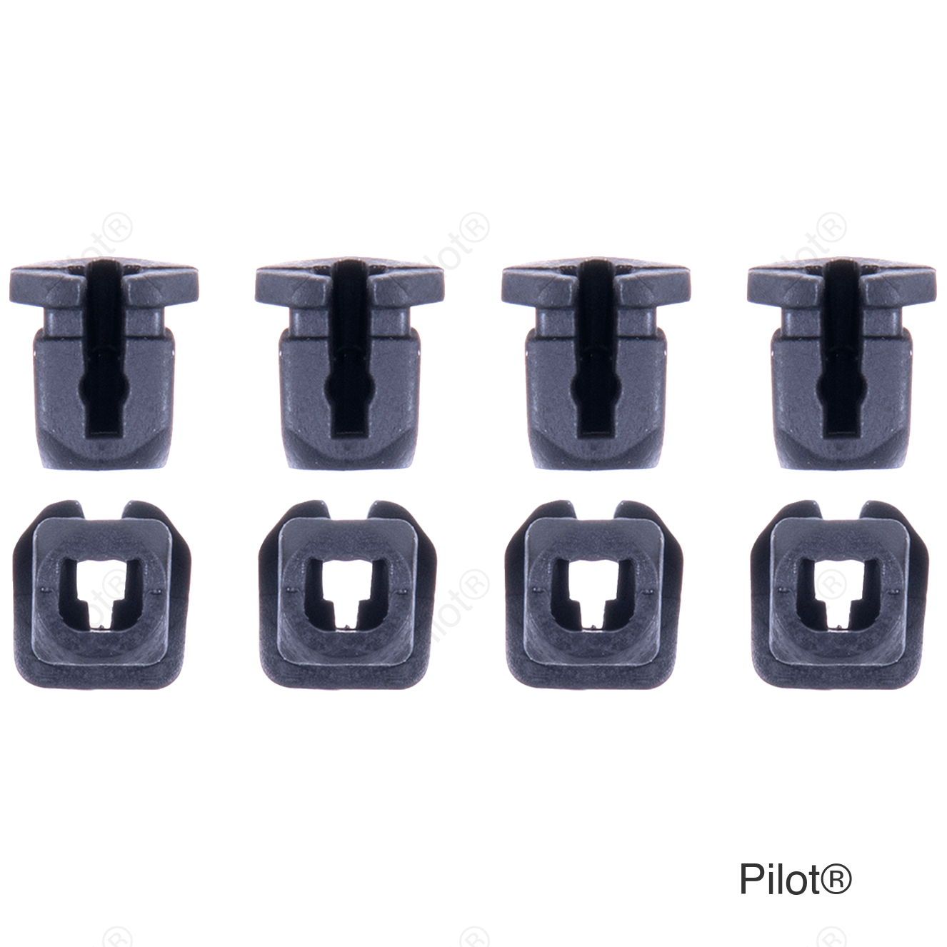 Supertech R10 Spoiler Connector Set - Black