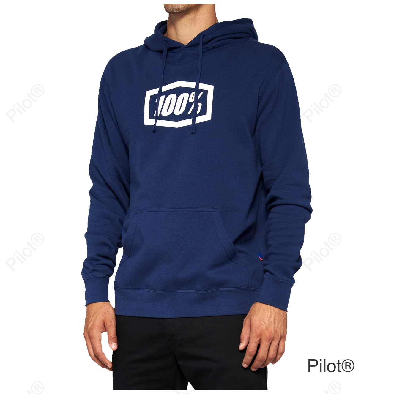 Icon Pullover Hoodie - Navy - Small