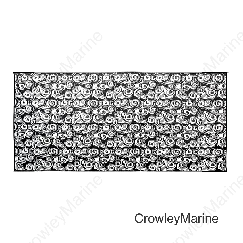 8'X16' OUTDOOR MAT-CHARCO