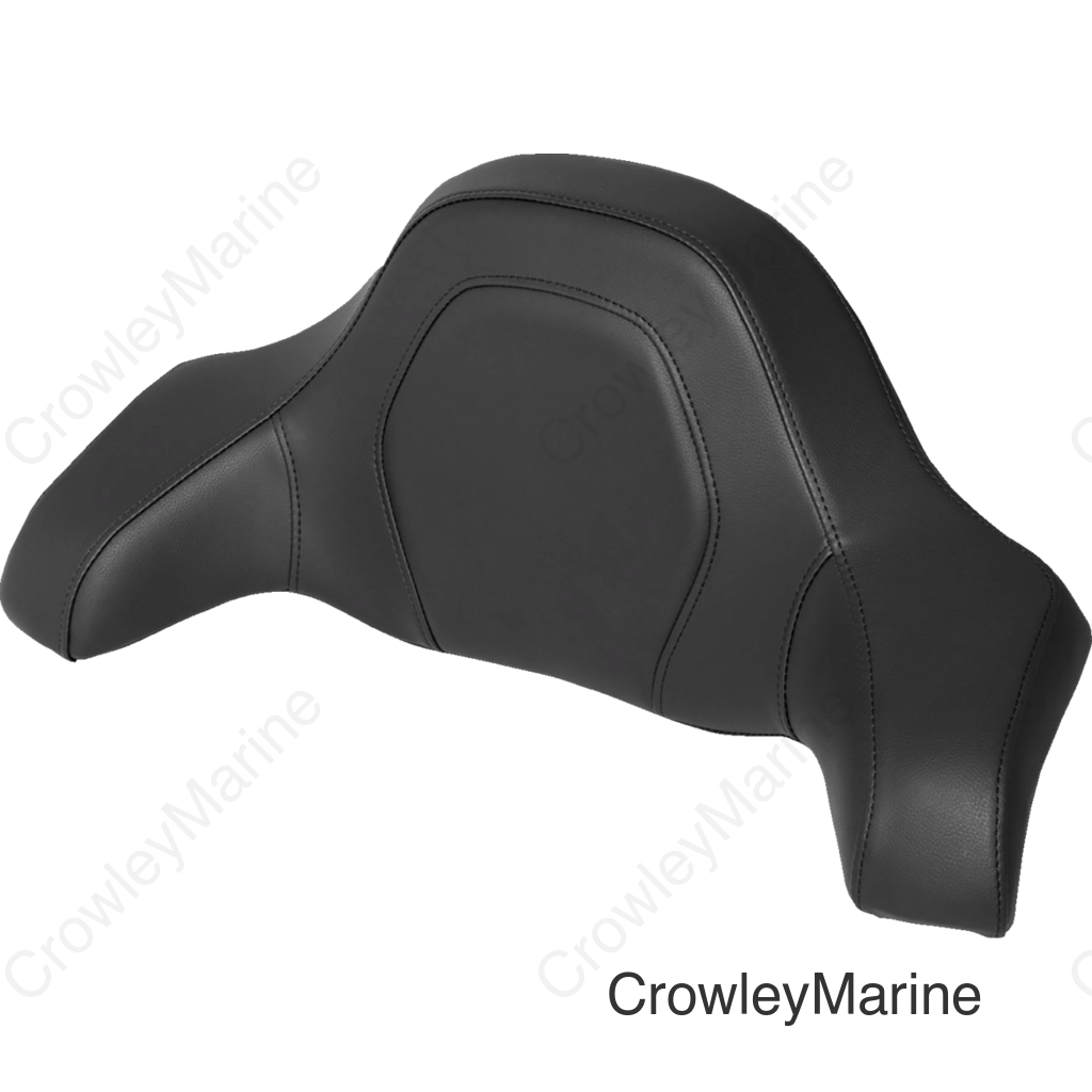 Passenger Backrest/Trunk Pad - Black w/ Black Stitching - GL1800 '18-'20