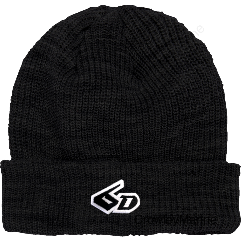 6D Logo Beanie - Black