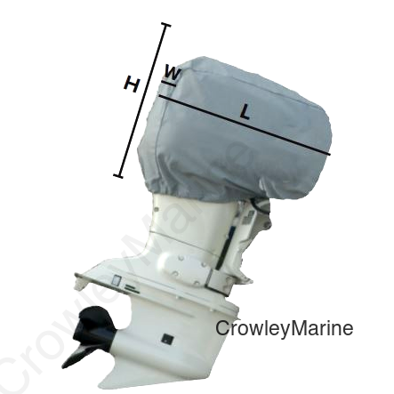 MOTOR COVER (40 HP) - SUN-DURA GRAY