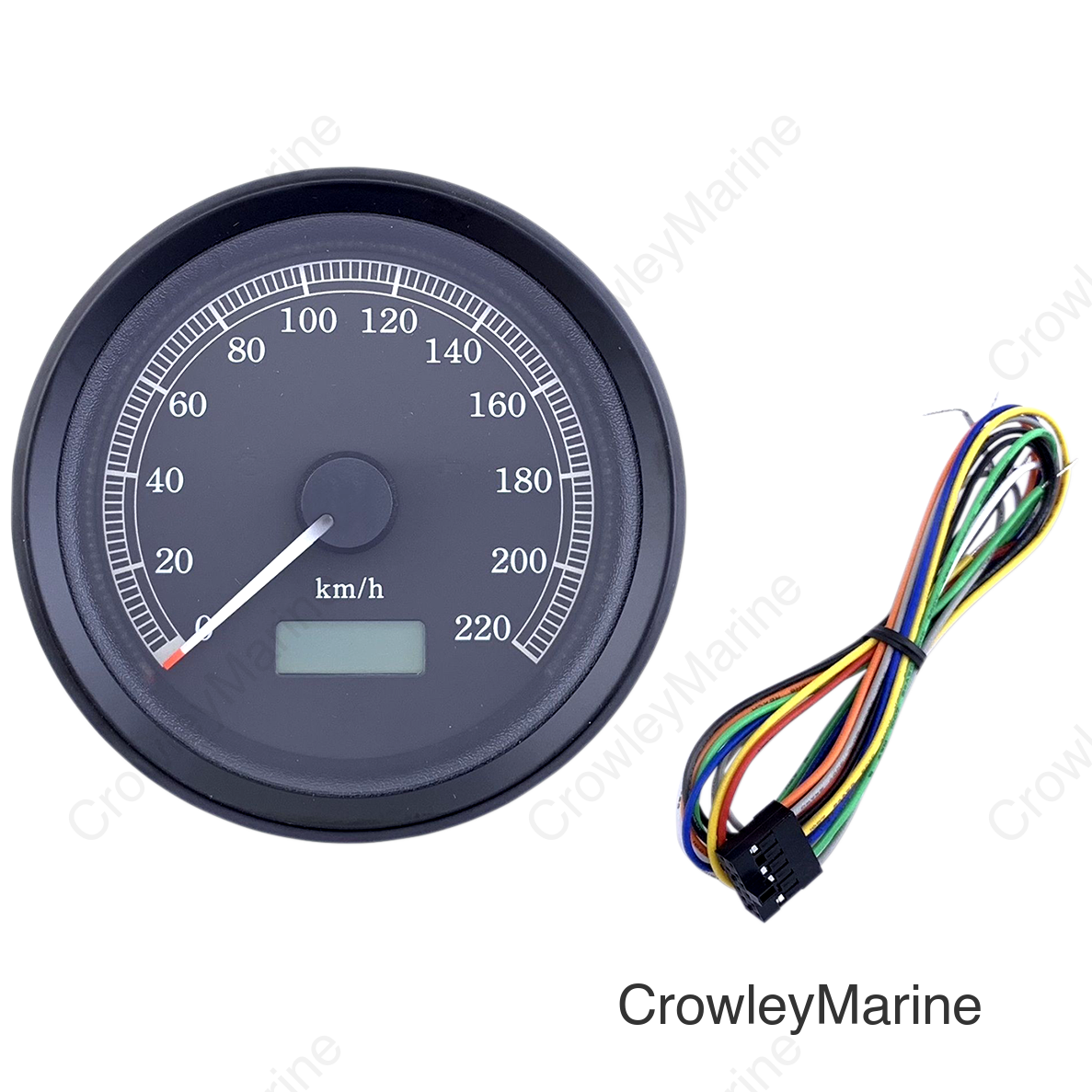 SPEEDOMETER UNIV 3.37"KPH