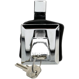 Seachoice Flush Mount Lock w/ Keys, Chrome-Plated Zinc, Requires 1-5/8 In. Cutout thumbnail-4