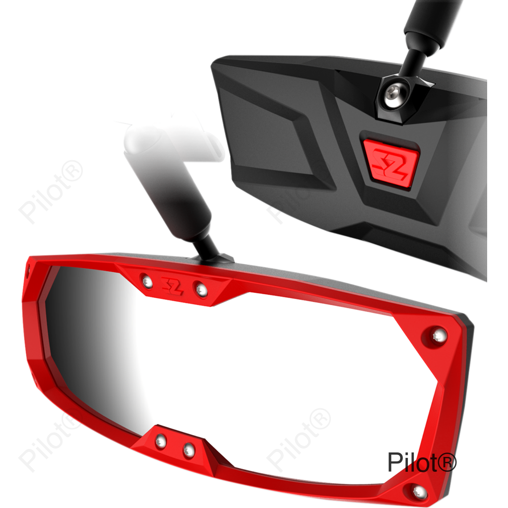 Bezel - Halo R/Mirror - Red - Kit