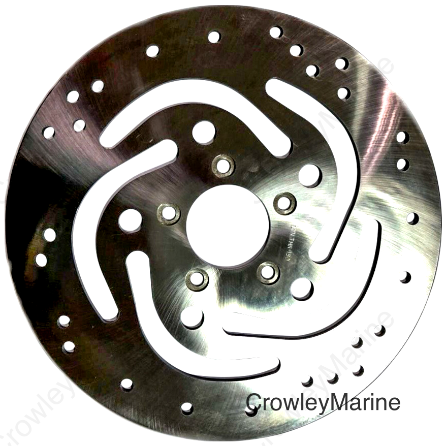 BRAKE ROTOR FRONT 11.5" SS POLISHED 2.22ID