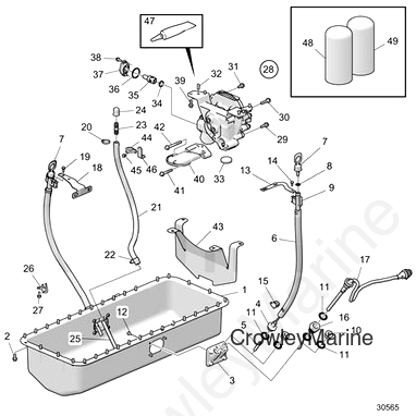 Hose Nipple(V2) - Volvo Penta (991127)