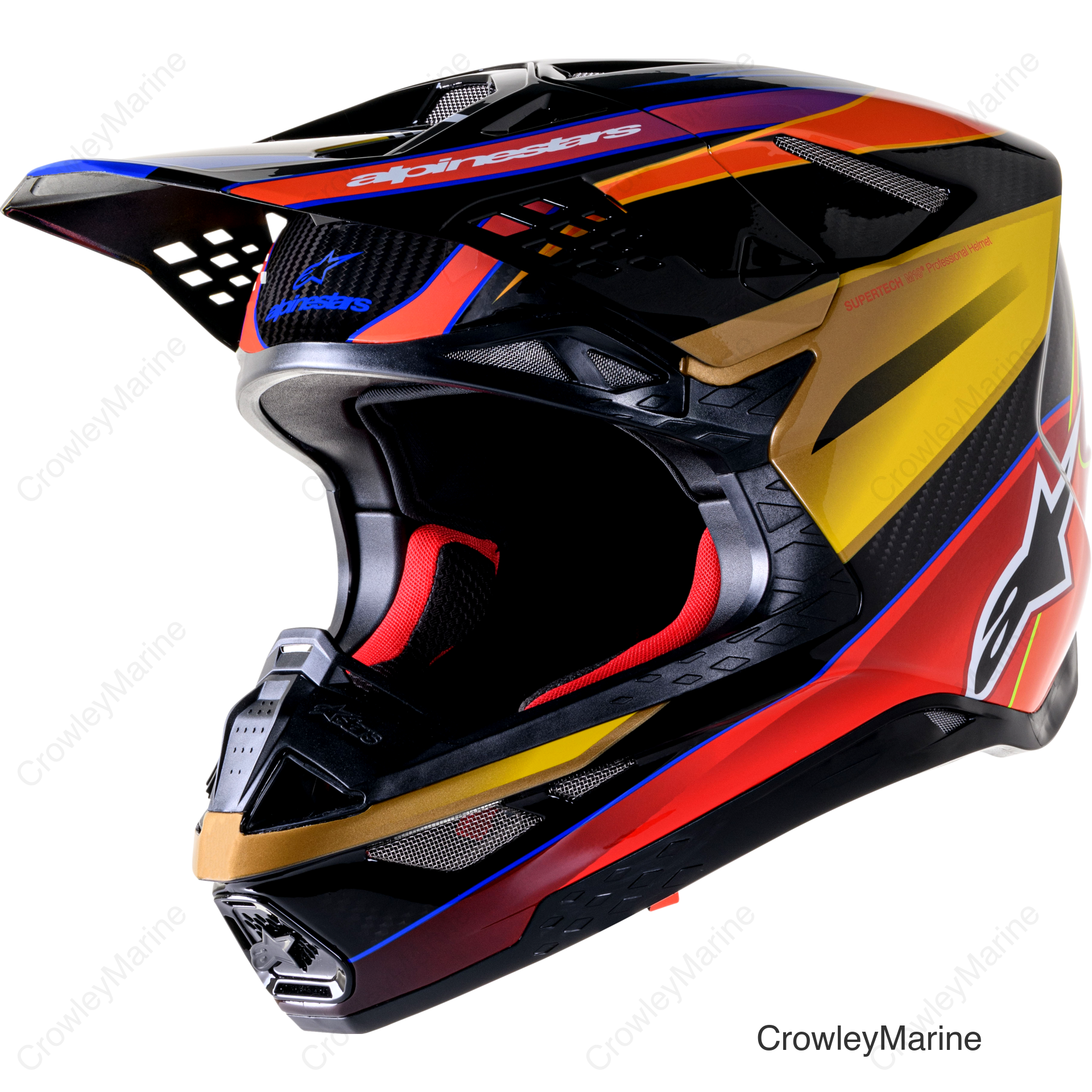 Supertech M10 Helmet - Era - MIPS® - Gloss Gold/Yellow/Rio Red - Medium