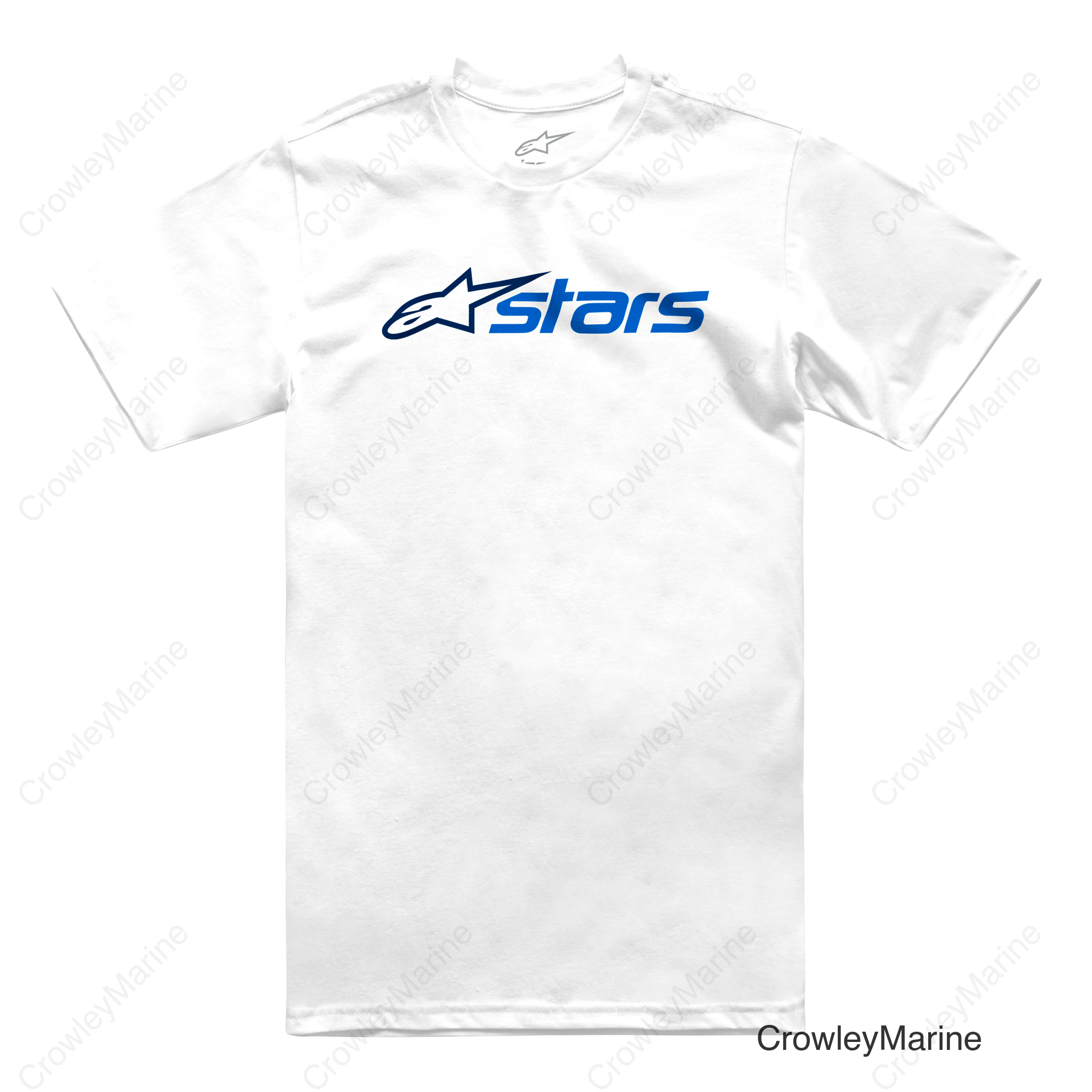 BLAZE 2.0 CSF TEE WHITE/NAVY/BLUE SM