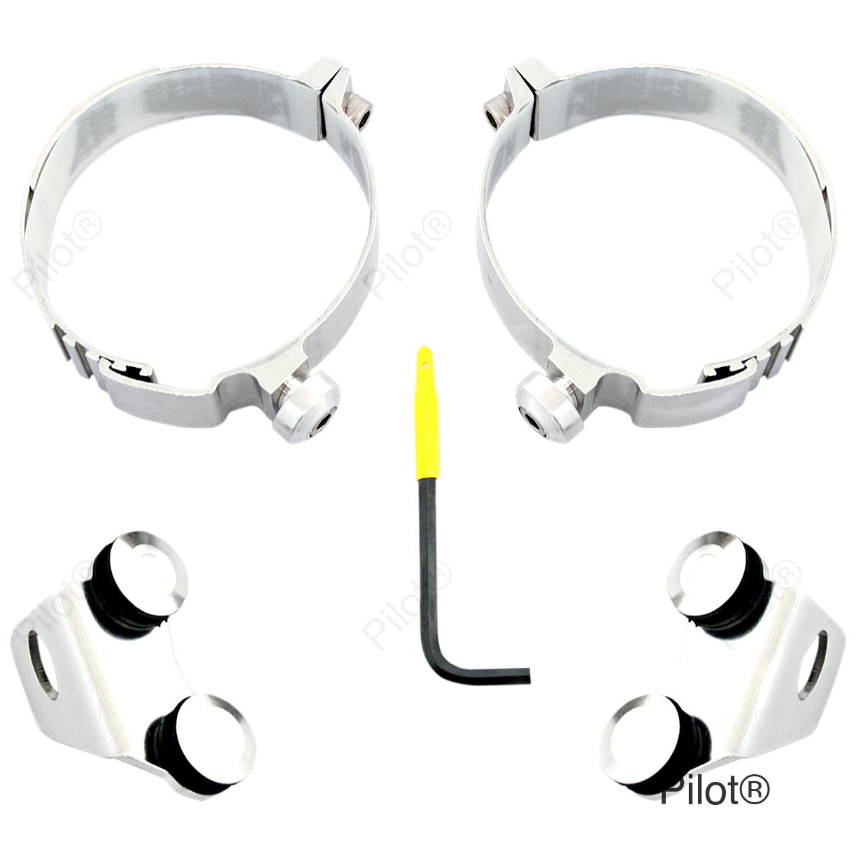 Fork Cover - Hardware Kit - Polished